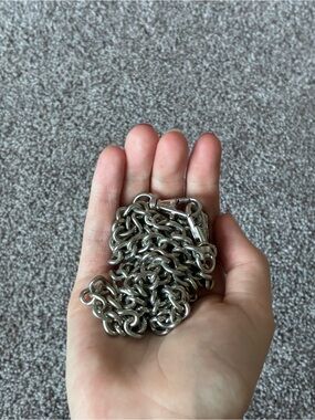 Silver-Tone Wallet Chain